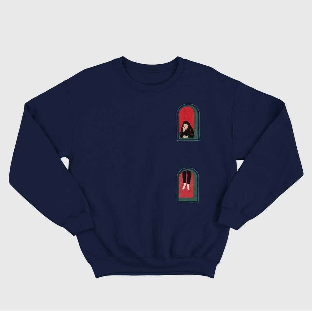 Window Watcher Crew Neck Sweatshirt